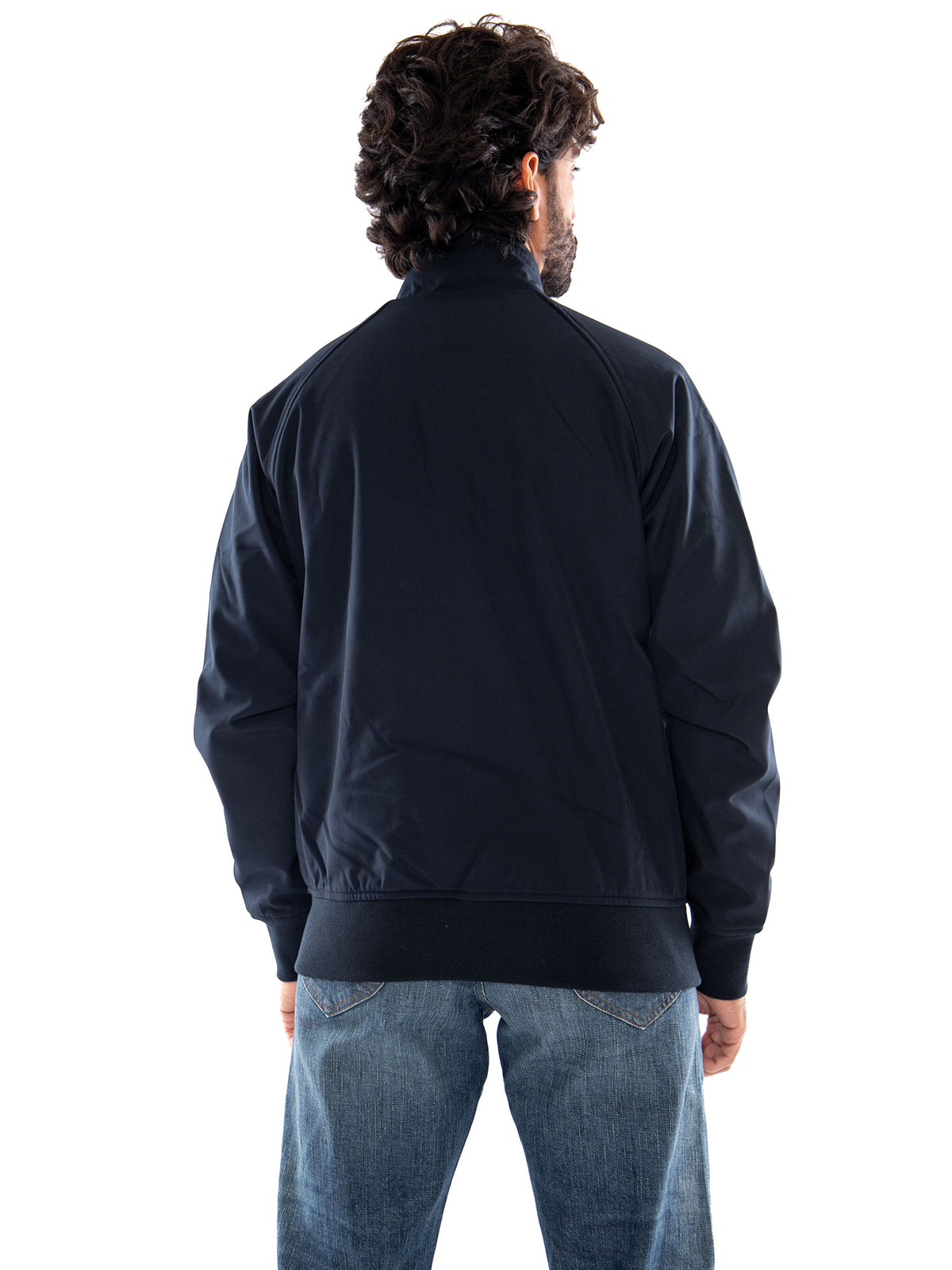 Lyle & Scott Softshell Harrington Jacket Dark Navy - Giacca Harrington Uomo Blu Navy JK1910V Z271 LYLE & SCOTT 