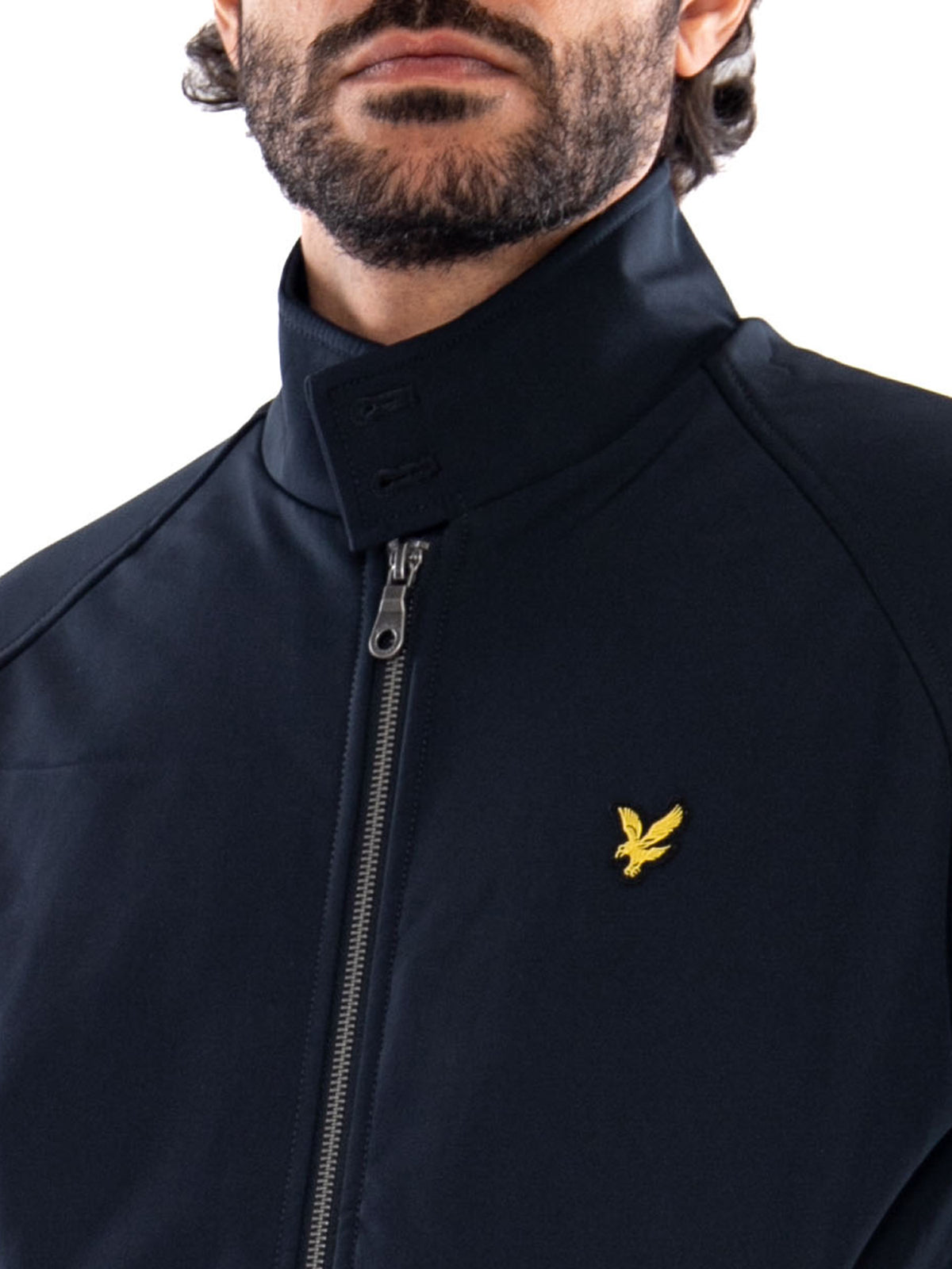 Lyle & Scott Softshell Harrington Jacket Dark Navy - Giacca Harrington Uomo Blu Navy JK1910V Z271 LYLE & SCOTT 