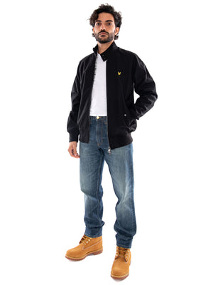 Lyle & Scott Softshell Harrington Jacket Jet Black - Giacca Harrington Uomo Nera JK1910V Z865 LYLE & SCOTT 