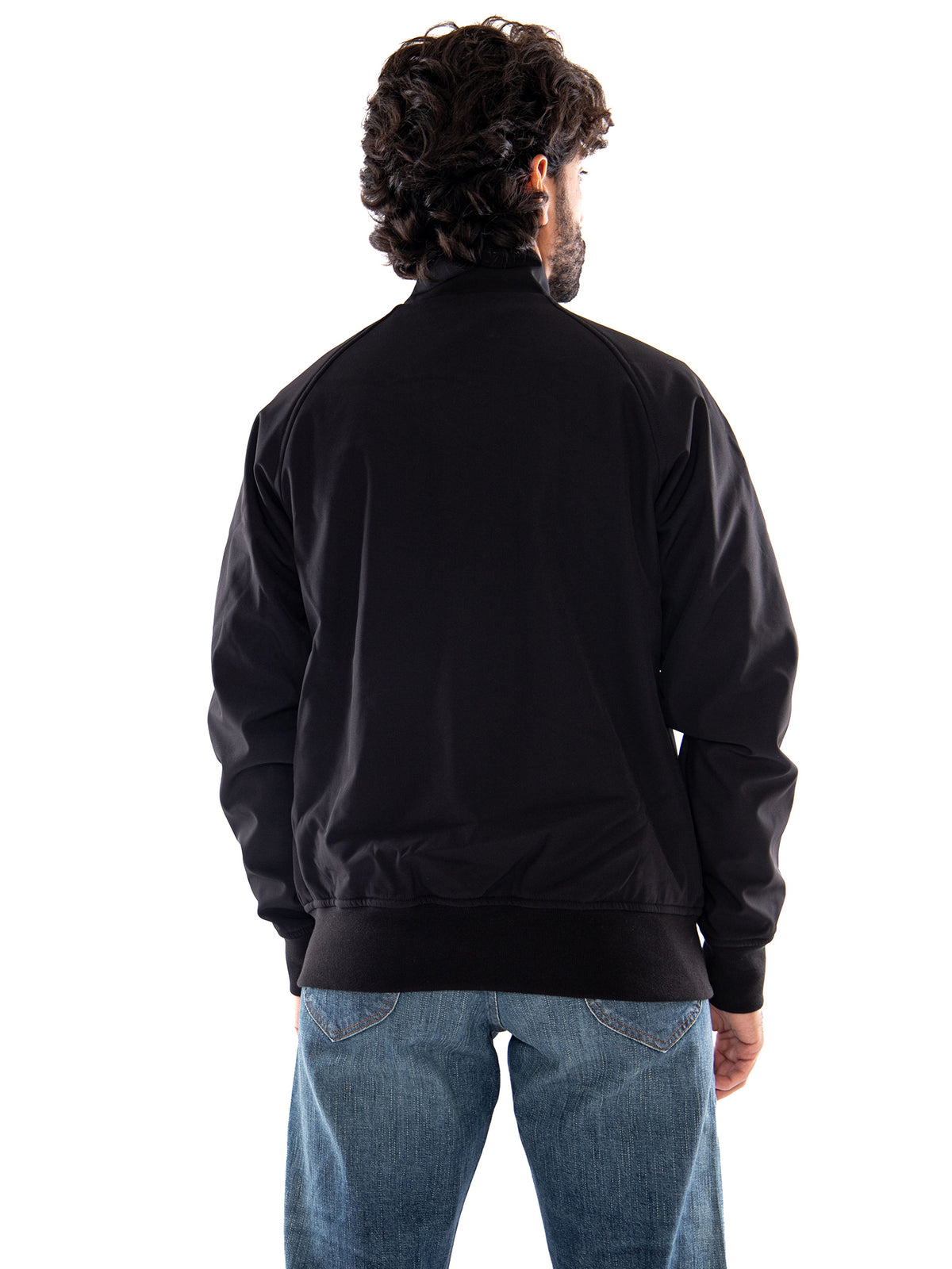 Lyle & Scott Softshell Harrington Jacket Jet Black - Giacca Harrington Uomo Nera JK1910V Z865 LYLE & SCOTT 
