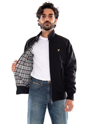 Lyle & Scott Softshell Harrington Jacket Jet Black - Giacca Harrington Uomo Nera JK1910V Z865 LYLE & SCOTT 