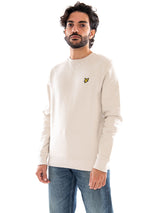Lyle & Scott Crew Neck Brushback Sweatshirt Cove - Sweat Col Rond Homme Beige Clair Homme LYLE & SCOTT