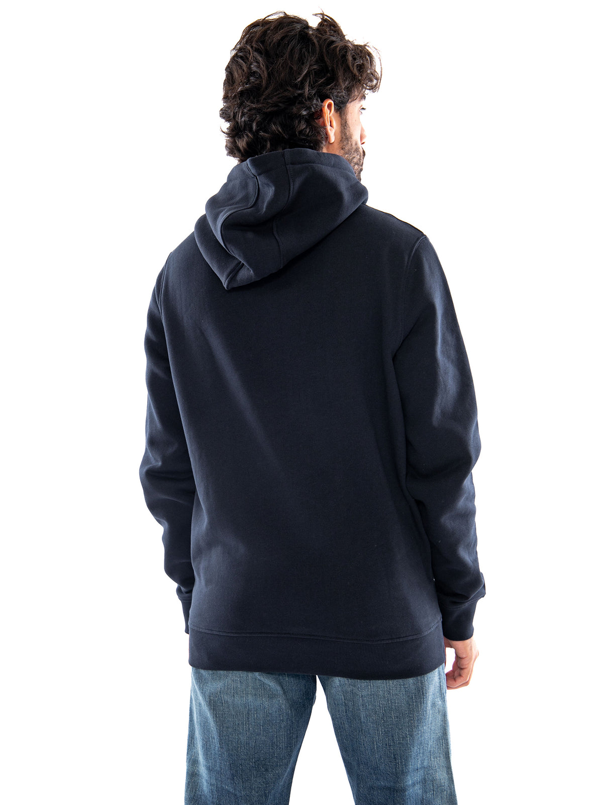 Brushed Back Hoodie Sweatshirt Dark Navy - Felpa con Cappuccio Uomo Blu ML1139V Z271 LYLE & SCOTT 