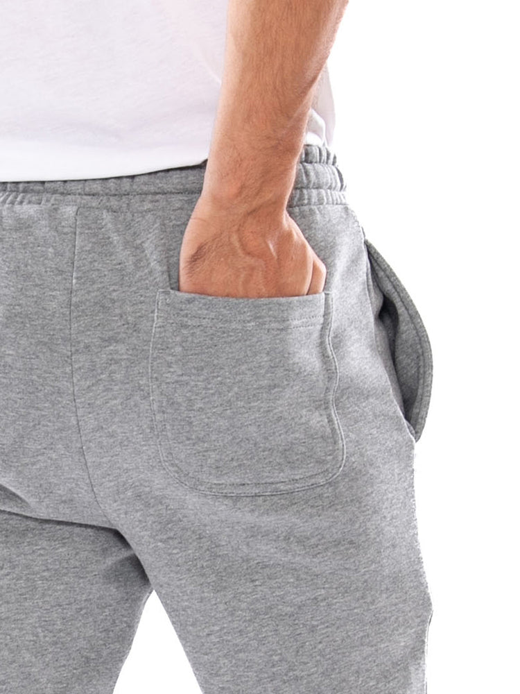 Lyle & Scott Slim Brush Back Sweatpant Mid Grey Marl - Pantaloni Tuta Uomo Grigio Mélange ML2150V T28 LYLE & SCOTT 