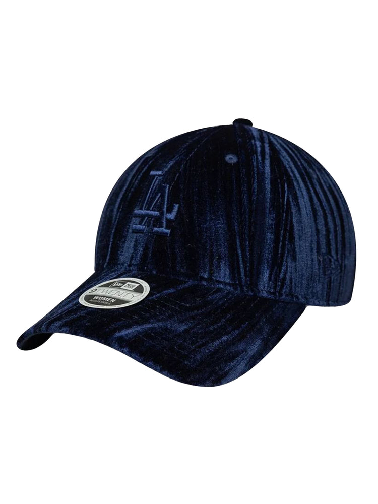 Female Velour 9TWENTY® Los Angeles Dodgers Navy - Cappellino Donna Blu Navy 60915796 NVY NEW ERA 
