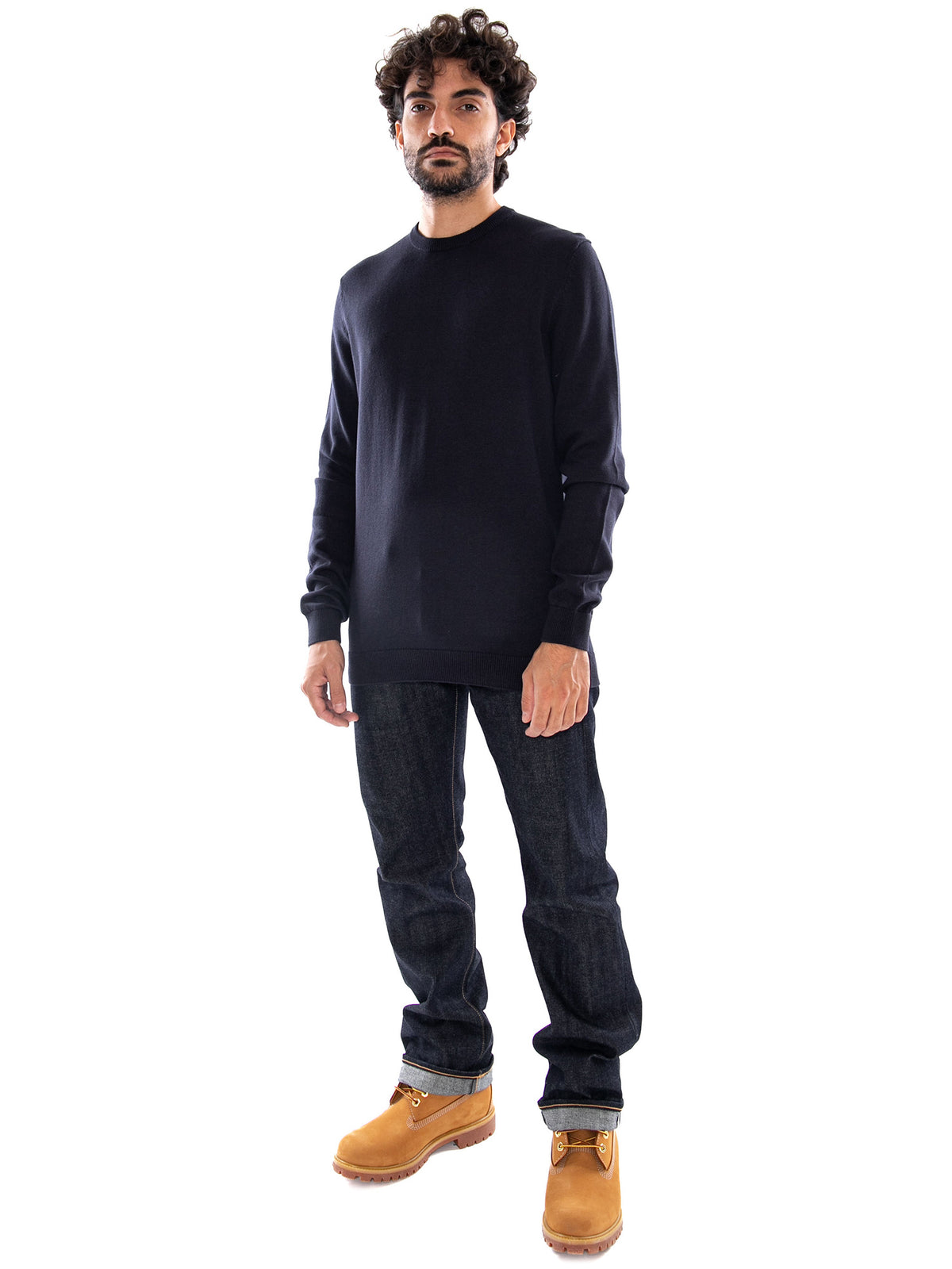 Only & Sons Onsalex Reg 12 Crew Knit NOOS Dark Navy - Maglione Uomo Blu Scuro 22015975 3666910 ONLY & SONS 