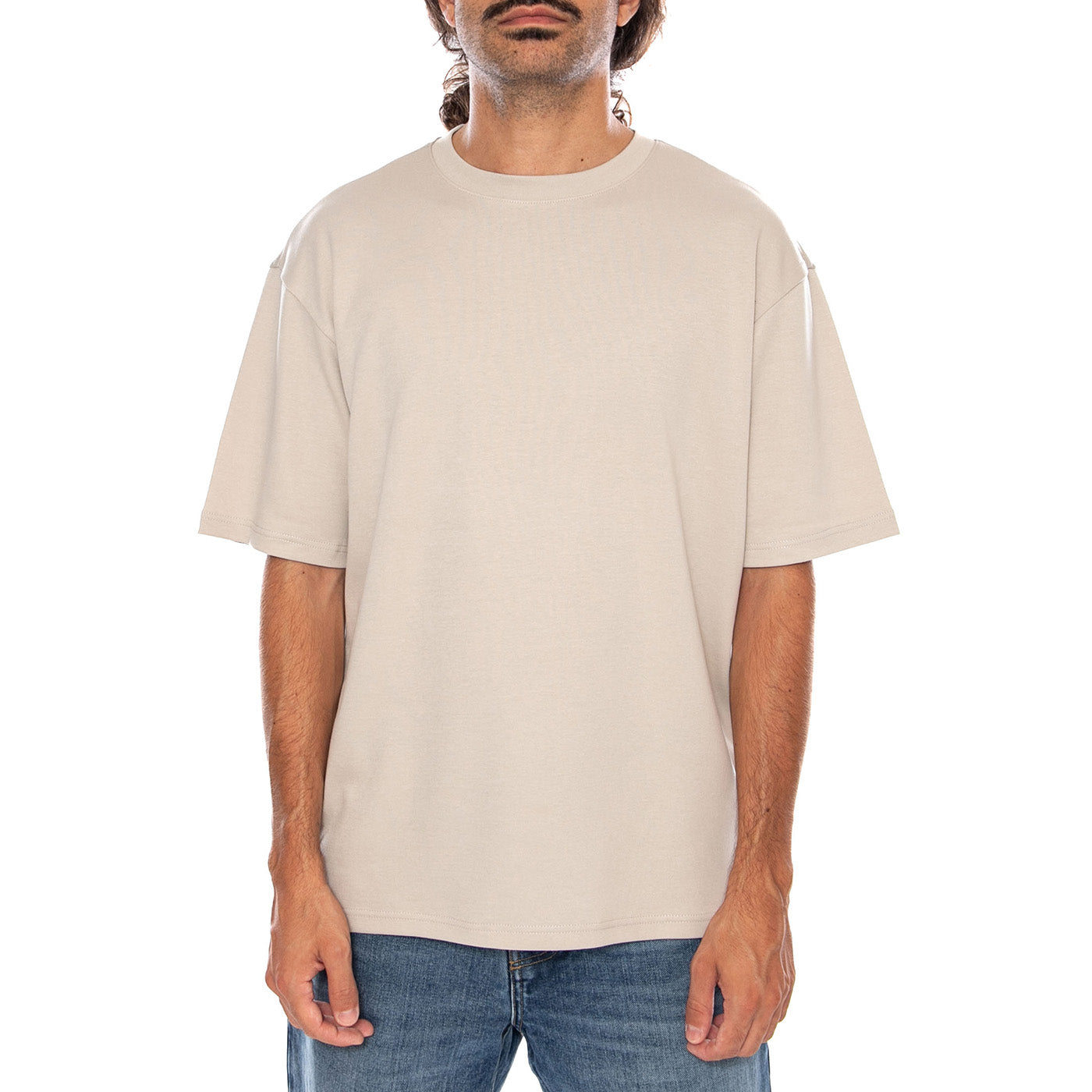 ONSCASPIAN AIRFLEX BOXY SS TEE NOOS SILVER LINING - Maglietta Girocollo Uomo Beige 22031940 4678675 ONLY & SONS 