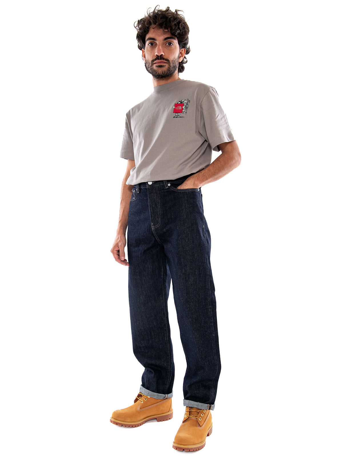 Only & Sons ONSFADE Loose DB Rinse 6440 AZ9 DNM NOOS - Jeans Uomo Blu Scuro 22036440 4887116 ONLY & SONS 