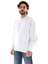 Only & Sons ONSCERES OVZ LS Crew Sweat NOOS Super Light Grey Melange - Sweat Col Rond Homme Gris Clair Chiné Homme ONLY & SONS