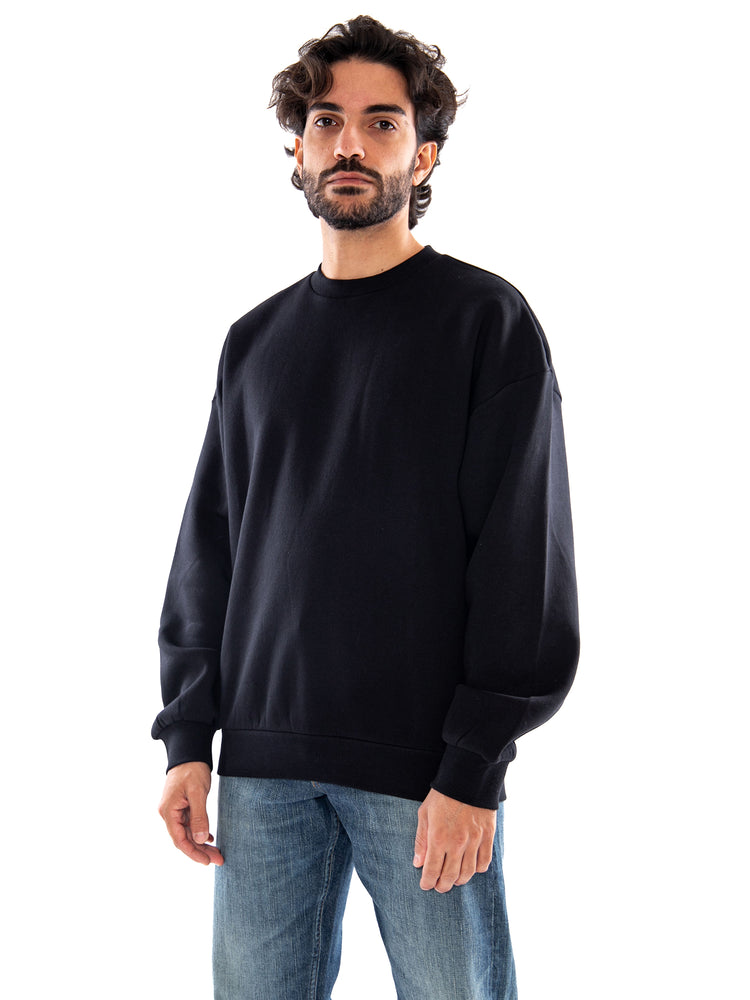 Only & Sons ONSCERES OVZ LS Crew Sweat NOOS Black - Felpa Girocollo Uomo Nera 22036787 4971995 ONLY & SONS 
