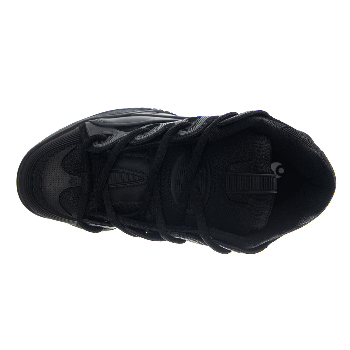 D3 2001 (25th) Footwear Black/Black/Black - Scarpe Stringate Uomo Nera 1141 OS001236 OSIRIS 