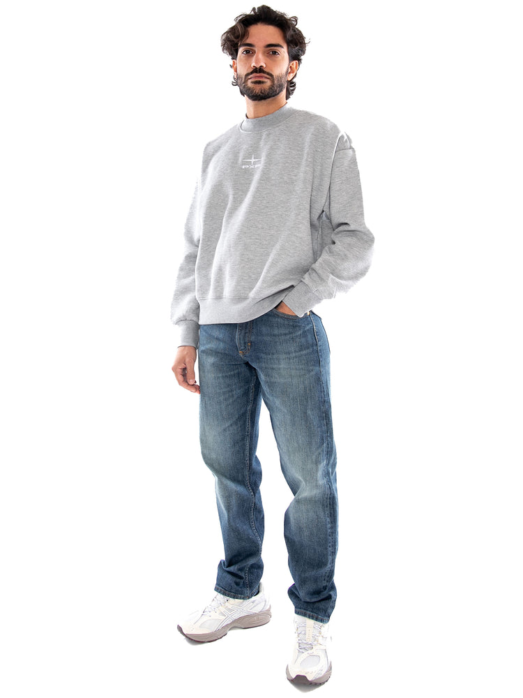 PXP Sweat Col Rond Gris - Felpa Girocollo Uomo Grigia 2622332 GC PXP 