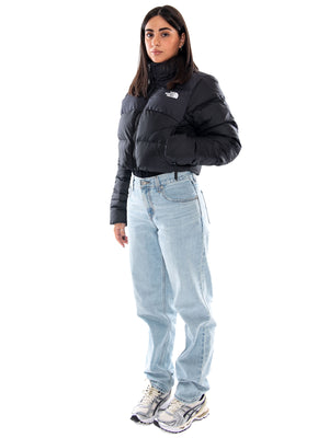 The North Face W' Cropped Saikuru Jacket Black / Asphalt Grey - Giacca Donna Nera e Grigia NF0A89JC KT01 THE NORTH FACE 