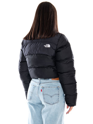 The North Face W' Cropped Saikuru Jacket Black / Asphalt Grey - Giacca Donna Nera e Grigia NF0A89JC KT01 THE NORTH FACE 