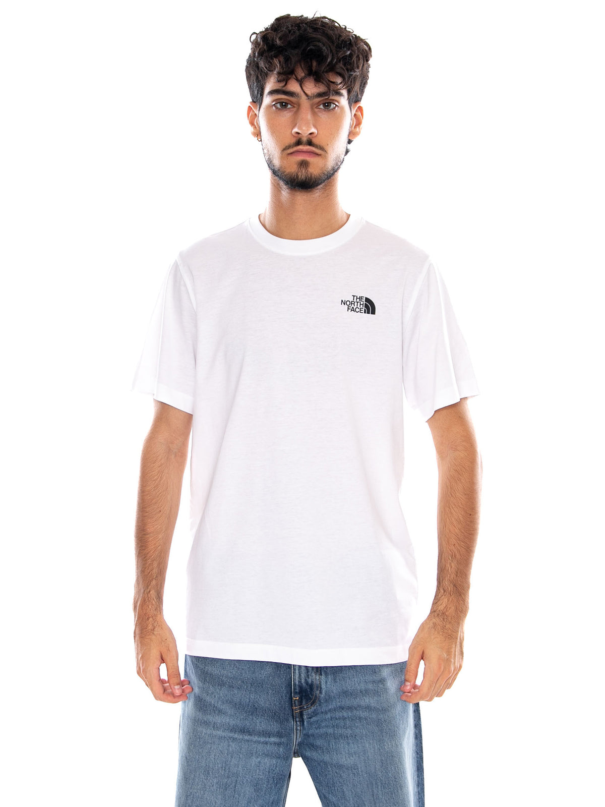 M EVO BOX NSE REG SS - Maglietta Girocollo Uomo Bianca NF0A8B6K FN41 THE NORTH FACE 