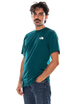 THE NORTH FACE M EVO BOX NSE REG SS T PACIFIC TEAL - T-Shirt Ras du Cou Homme Vert  Homme THE NORTH FACE