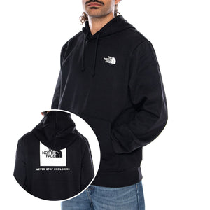 M EVO BOX NSE REG HD TNF BLACK - Felpa con Cappuccio Uomo Nera NF0A8CWP JK31 THE NORTH FACE 