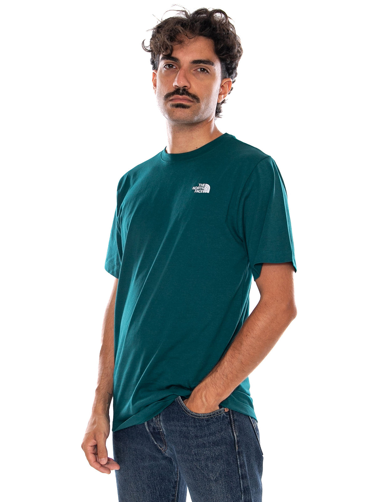 THE NORTH FACE M EVO SD REG SS TEE PACIFIC TEAL - Maglietta Girocollo Uomo Verde NF0A8CZ2 N4J1 THE NORTH FACE 