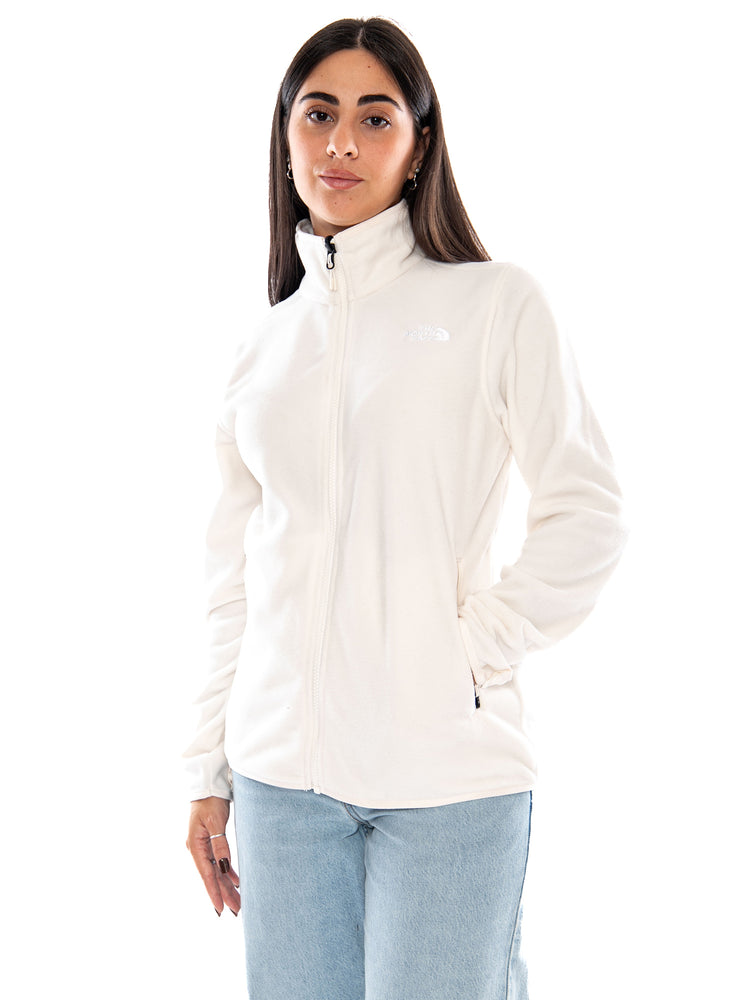 The North Face W Glacier Fleece Jacket White Dune - Giacca in Pile Donna Beige NF0A8D2F QLI1 THE NORTH FACE 