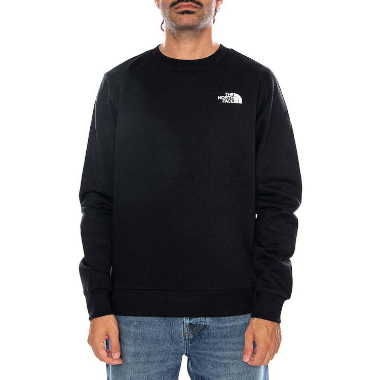 M EVO BOX NSE REG CREW TNF BLACK - Felpa Girocollo Uomo Nera NF0A8FD3 JK31 THE NORTH FACE 