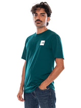THE NORTH FACE M EVO BOX HD RG SS T PACIFIC TEAL / SMALL - T-Shirt Col Rond Homme Vert - Homme THE NORTH FACE