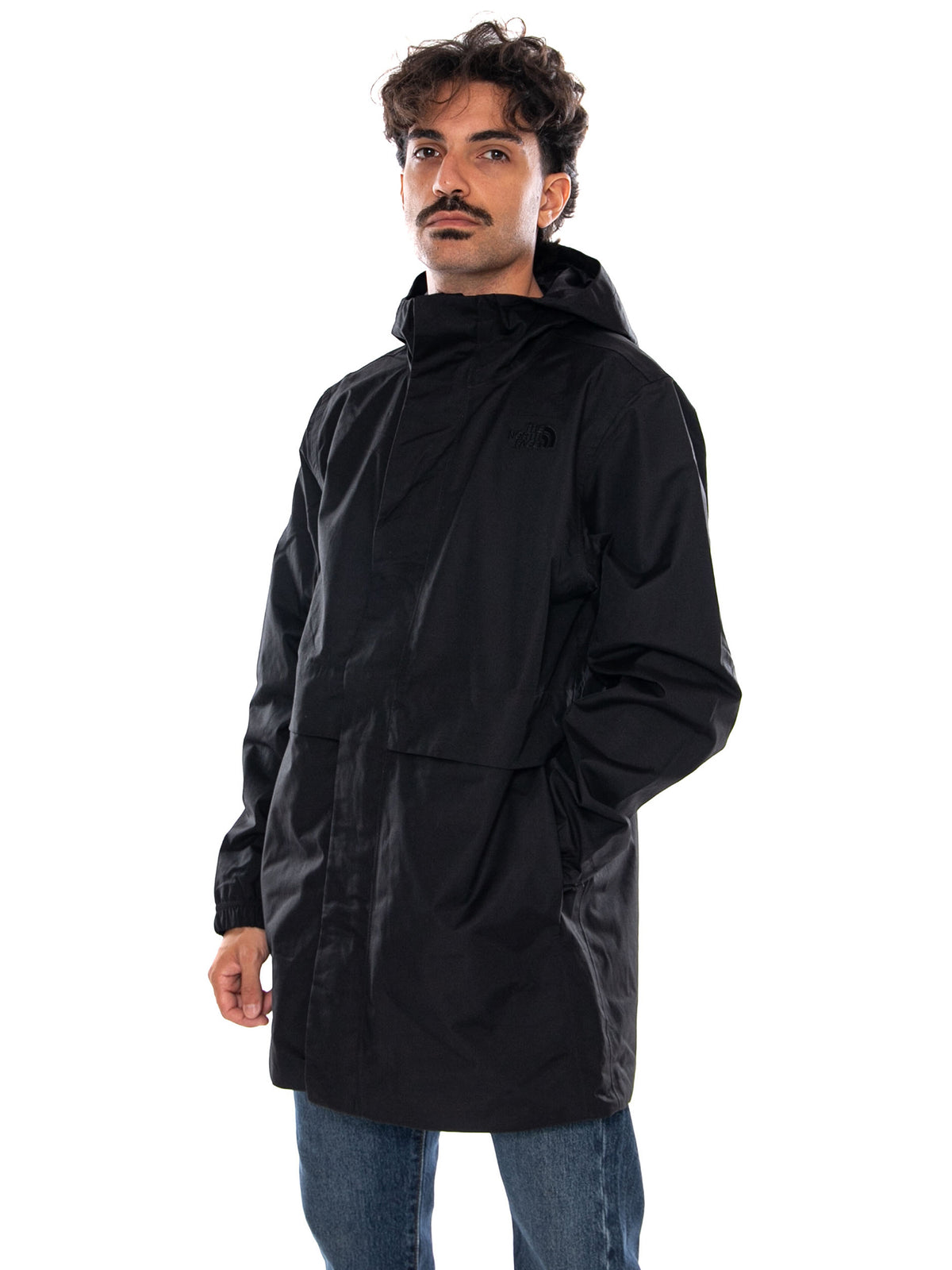 THE NORTH FACE M DRYVENT FIELD PARKA TNF BLACK - Giacca / Parka con Cappuccio e Zip Uomo Nera NF0A8H0Q JK31 THE NORTH FACE 