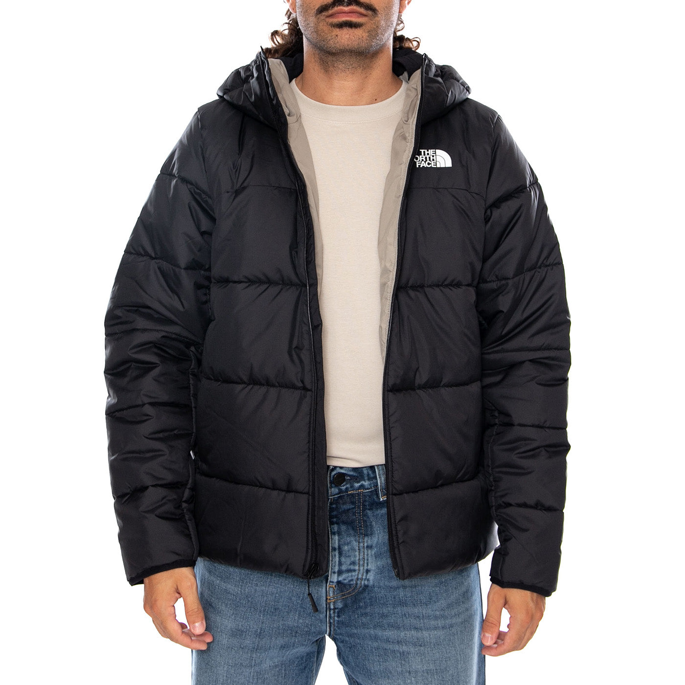 M NSE HOODED MASK JKT TNF BLACK - Giacca Piumino con Cappuccio Uomo Nera NF0A8J6C JK31 THE NORTH FACE 