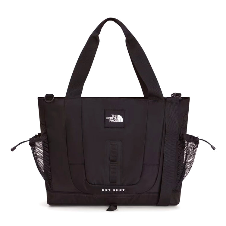 HOT SHOT TOTE STONE TNF BLACK - Borsa Tote Nera NF0A8JCF JK31 THE NORTH FACE 
