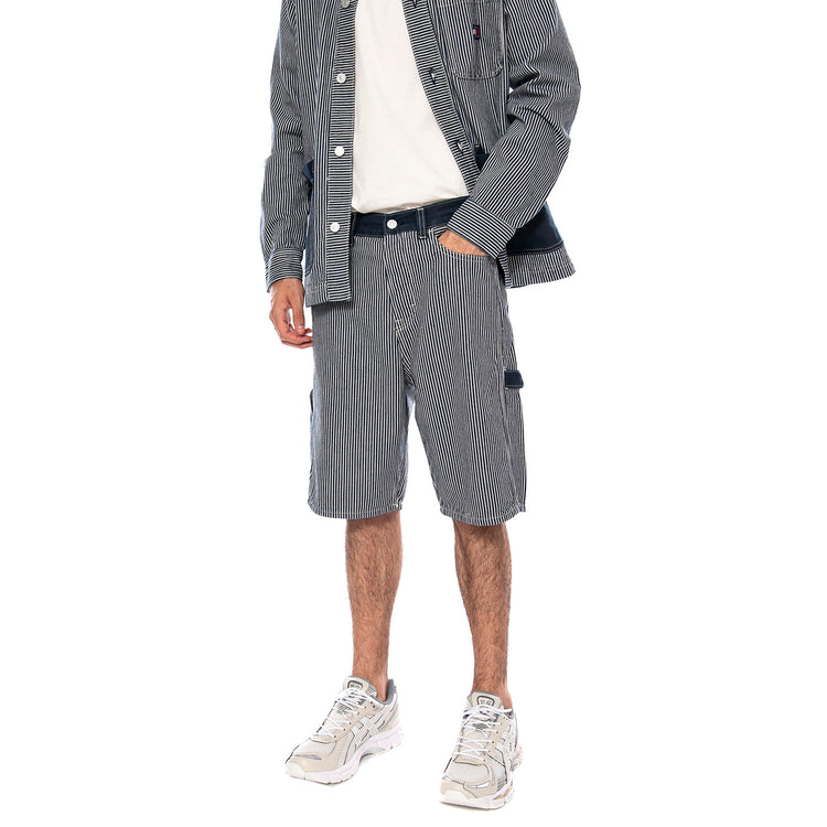 JAIMIE RLXD CARP SHORT CJ6053 DENIM DARK - Bermuda Denim Jeans Uomo Multicolore DM0DM23098 1BK TOMMY HILFIGER 
