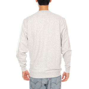 TJM REG ENTRY SIGN CNCK EXT ICE GREY HEATHER - Felpa Girocollo Uomo Grigia DM0DM23116 P08 TOMMY HILFIGER 