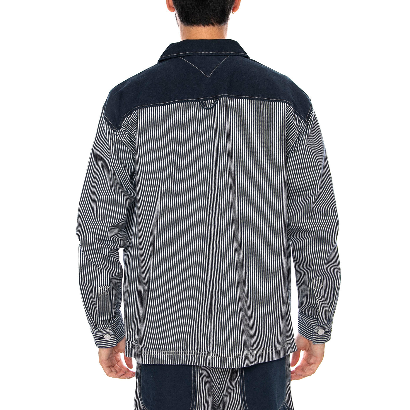 SHIRT JACKET CJ6053 DENIM DARK - Giacca Denim Jeans Uomo Multicolore DM0DM23660 1BK TOMMY HILFIGER 