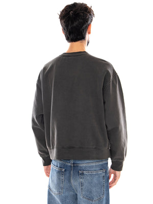 PREMIUM CREWNECK FADED BLACK - Felpa Uomo Nera VN000T6T EMV1 VANS 