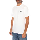 NEW LEFT CHEST SS TEE WHITE / BLACK - T-shirt Col Rond Homme Blanc Homme VANS