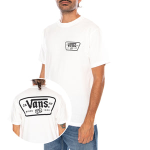 KNU PATCH SS TEE WHITE - Maglietta Girocollo Uomo Bianca VN000WU8 WHT1 VANS 