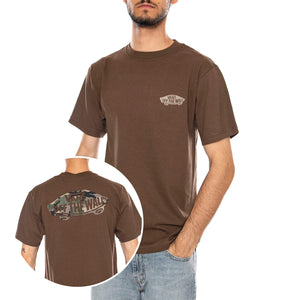 DOUBLE STANDARD FILL SS VINTAGE COCOA - Maglietta Girocollo Uomo Marrone VN000WYB FST1 VANS 