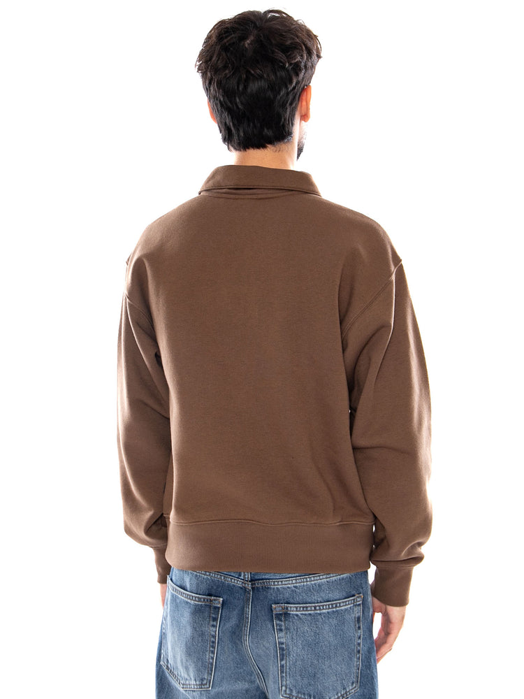 POLO FLEECE PULLOVER VINTAGE COCOA - Felpa Uomo Marrone VN000XHD FST1 VANS 