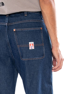 Wrangler Double Knee Carpenter Dark Indigo - Pantaloni Workwear Uomo Blu Scuro 112386906 BL WRANGLER 