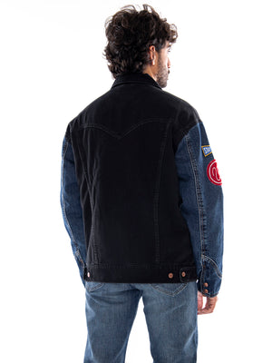 Wrangler Trailrider Jacket Morning Wash Blue - Giacca in Denim Uomo Blu<BR/><BR/> 112386960 BL WRANGLER 