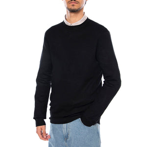 ONSWYLER Life Reg 14 LA Crew Knit Noos Black - Maglione Girocollo Uomo Nero 22020088-Black . ONLY & SONS 