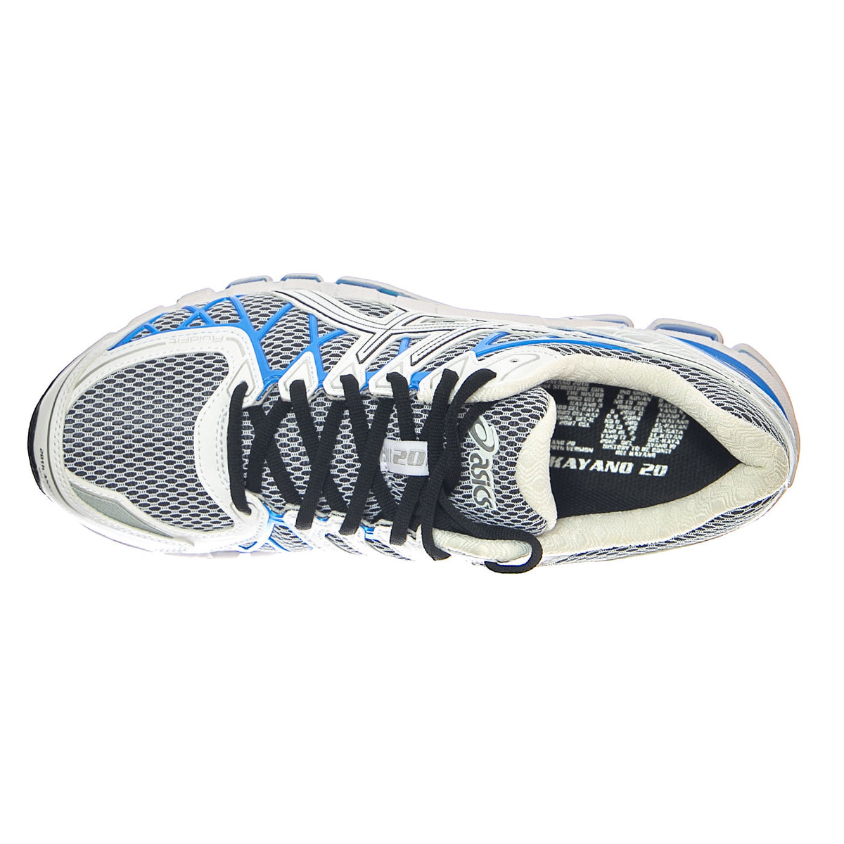 GEL-Kayano 20 - White / Illusion Blue - Scarpe Stringate Uomo Blu 1203A884-100 WHITE/ILLUSION BLUE ASICS 