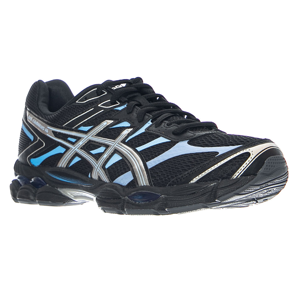 GEL-Cumulus 16 - Black / Pure Silver - Scarpe Stringate Uomo Nere 1203A888-001 BLACK/PURE SILVER ASICS 