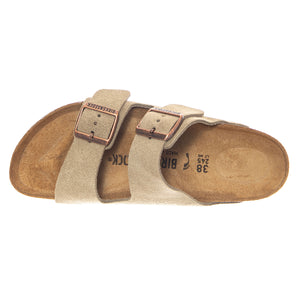 Arizona Suede Leather Narrow Fit Taupe - Sandali Uomo / Donna Beige 051463 TPE BIRKENSTOCK 