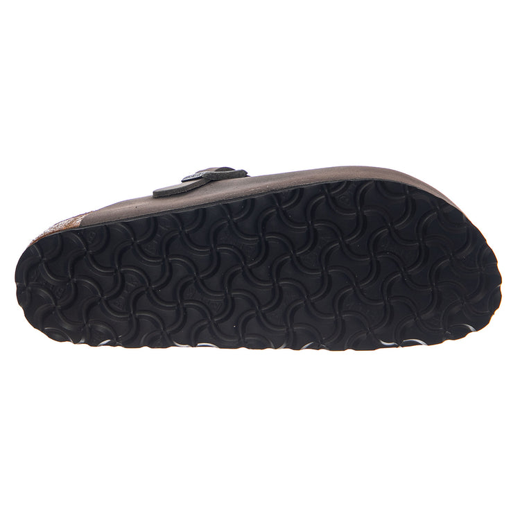 BOSTON SFB OILED LEATHER NARROW FIT IRON - Ciabatte Uomo / Donna Grigie 1013256 IRN BIRKENSTOCK 