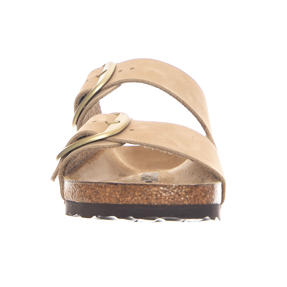 Arizona Big Buckle Nubuck Leather Narrow Fit Sandcastle - Sandali Donna Beige 1024064 SDL BIRKENSTOCK 