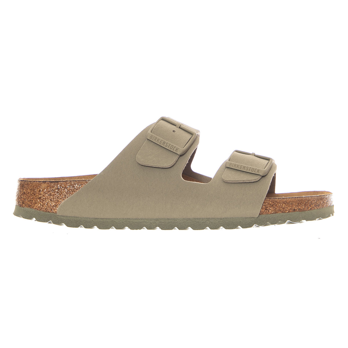 Arizona Birko Flor Narrow Fit Faded Khaki - Sandali Uomo Verdi 1027697 FKK BIRKENSTOCK 