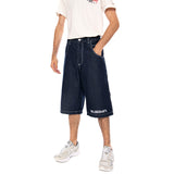 BERMUDA 14INCH T.BLACK DENIM RINSE - Bermuda Denim Jeans Uomo Blu  Uomo BLUESKIN