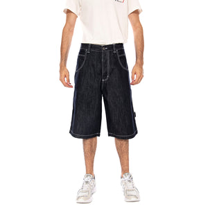 BERMUDA RIC. NEW B ECO WAS - Bermuda Denim Jeans Uomo Neri R.NEW B - C - DNMB 001 BLUESKIN 