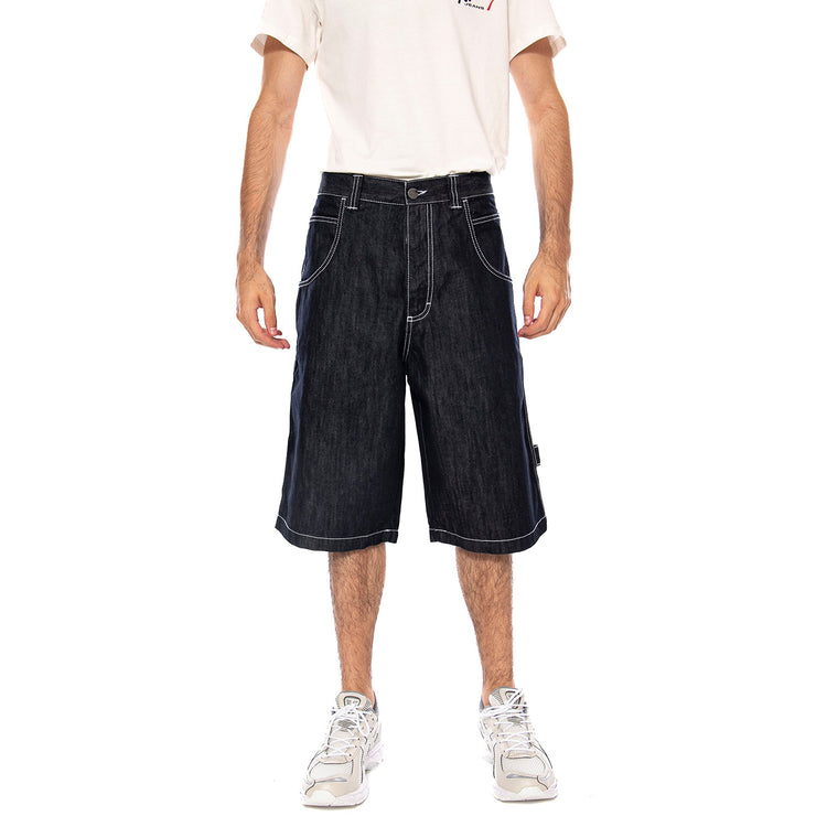 BERMUDA RIC. NEW B ECO WAS - Bermuda Denim Jeans Uomo Neri R.NEW B - C - DNMB 001 BLUESKIN 