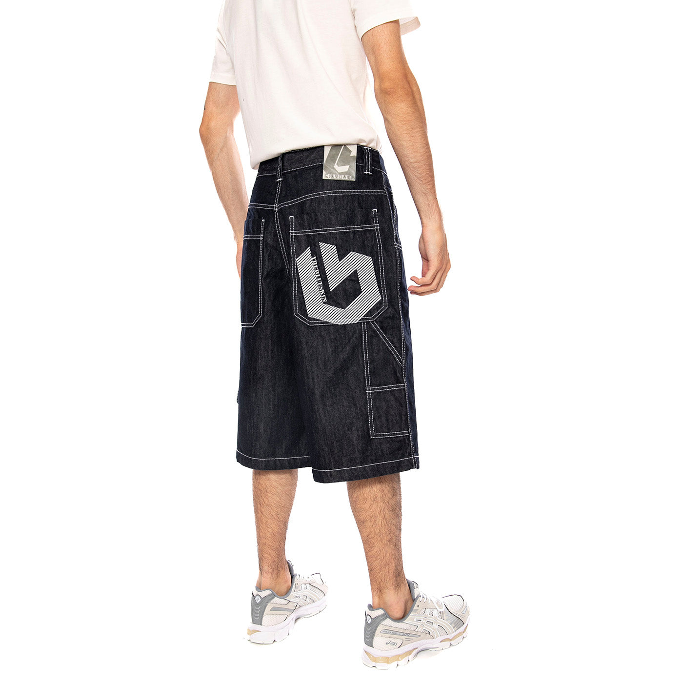 BERMUDA RIC. NEW B ECO WAS - Bermuda Denim Jeans Uomo Neri R.NEW B - C - DNMB 001 BLUESKIN 