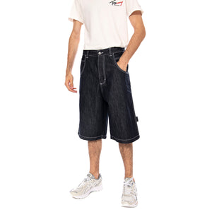 BERMUDA RIC. NEW B ECO WAS - Bermuda Denim Jeans Uomo Neri R.NEW B - C - DNMB 001 BLUESKIN 